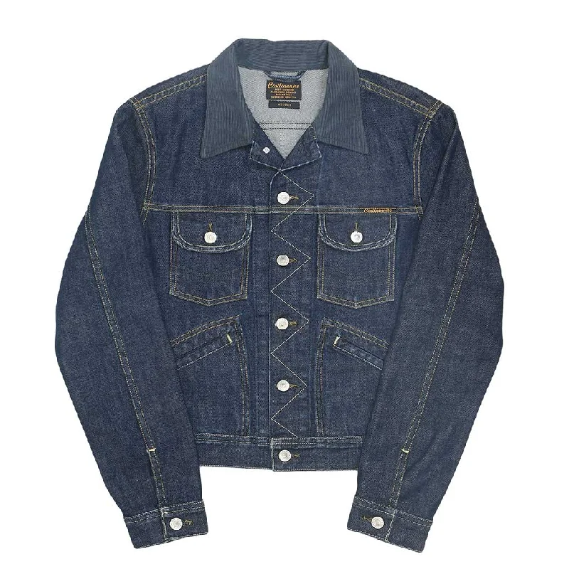 Special Savings oversized puffer coat5 Pocket 13.5 oz Japanese Denim-Cord SB Ranch Jacket - Indigo Wash #9103