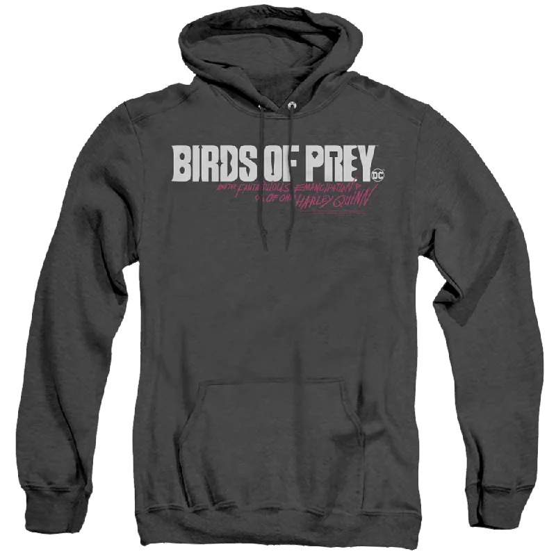 One-DAY Sale Birds of Prey Horizontal Logo - Heather Pullover Hoodie