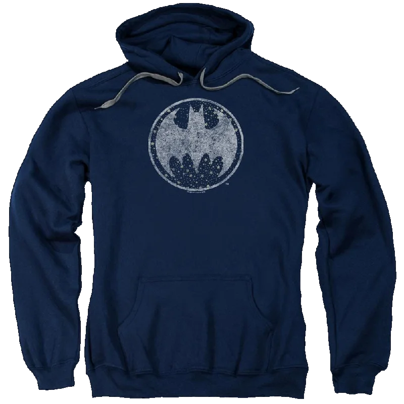 Seasonal Sale Batman Starry Night Shield - Pullover Hoodie