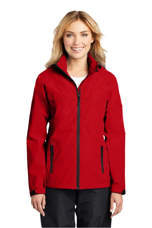 Best Seller lightweight winter coatPort Authority Womens Torrent Waterproof Full Zip Hooded Jacket - Deep Red