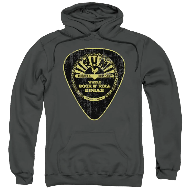 Price Fest stylish hoodie for womenSun Records Guitar Pick - Pullover Hoodie