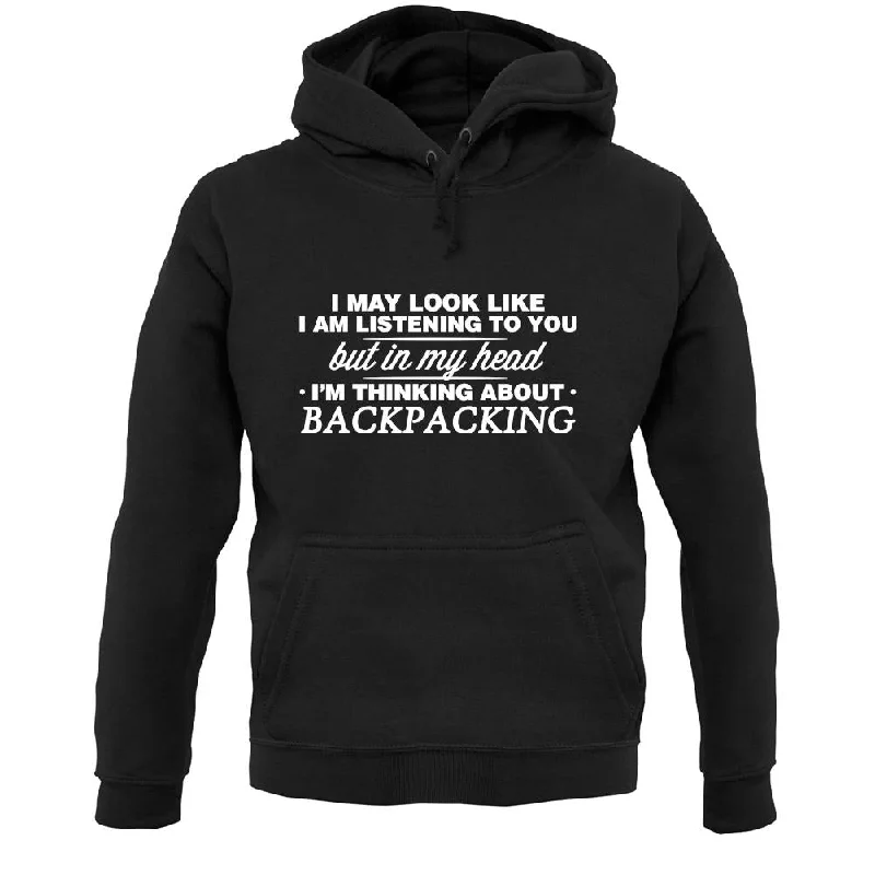 Deal Frenzy In My Head I'm Backpacking Unisex Hoodie