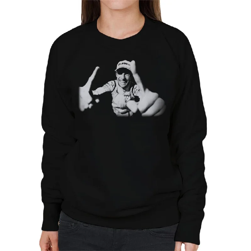 Savings Galore stylish performance hoodieMotorsport Images Jenson Button Interlagos Brazil 2009 Women's Sweatshirt