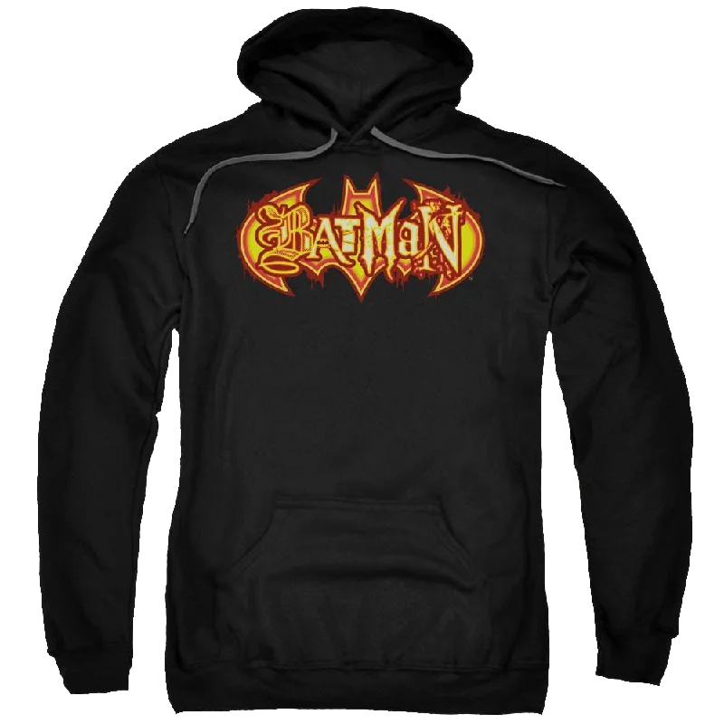 Price Reduction Batman Fiery Shield - Pullover Hoodie