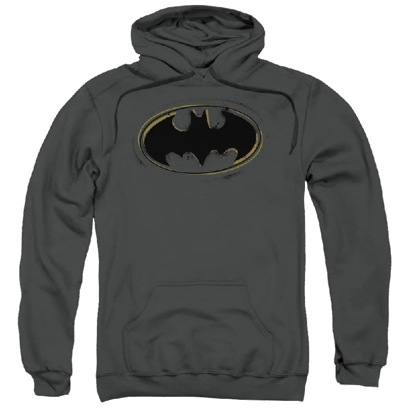 Early Bird Discount Batman Spray Paint Logo - Pullover Hoodie