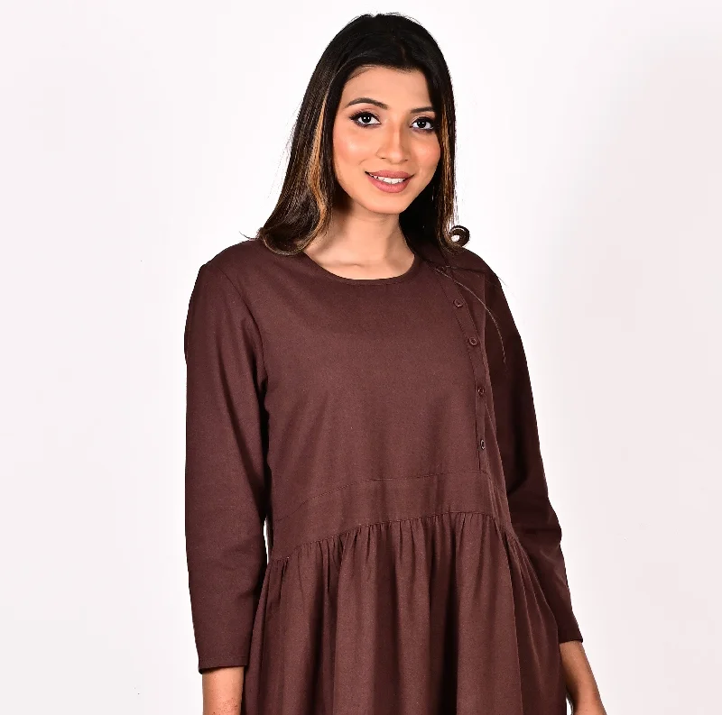 Price Break classic fit-and-flare dressPULOMA Linen-Cotton Dress: Made to Order/Customizable