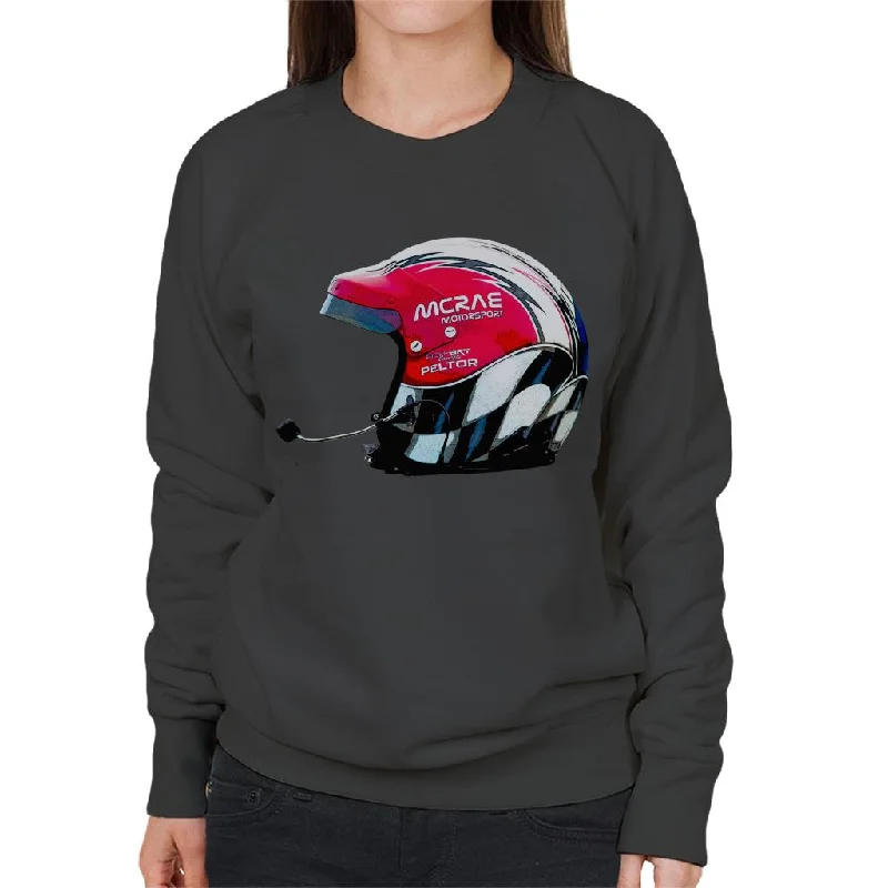 Limited Edition sleek gym hoodieMotorsport Images McRae Helmet WRC Women's Sweatshirt